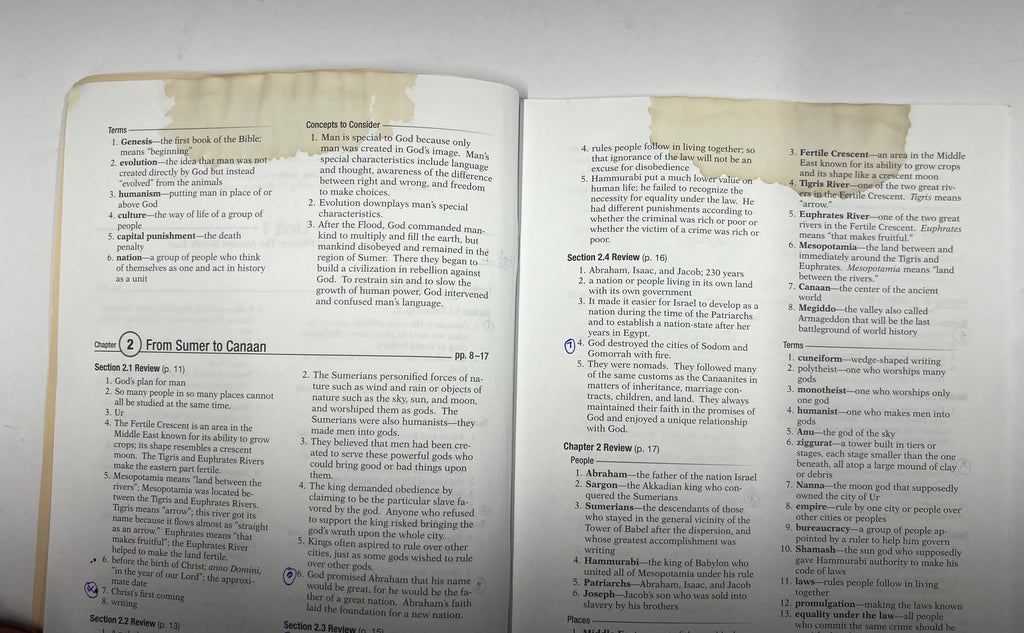 Abeka History of the World 7 Bundle | 5th ed. | Complete Used Set | Homeschool Curriculum