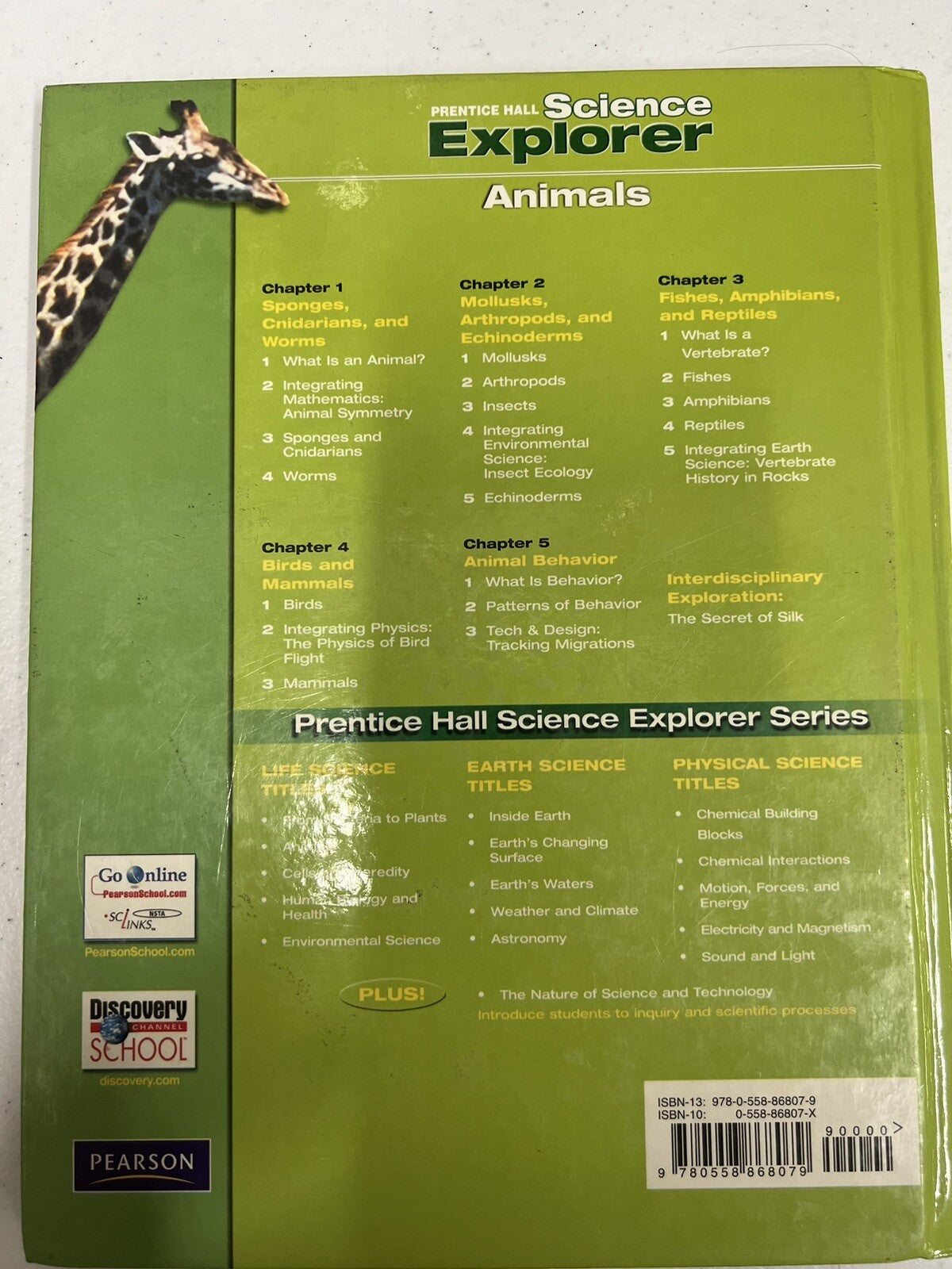 Science Explorer B  Animals Prentice Hall Pearson Calvert School3