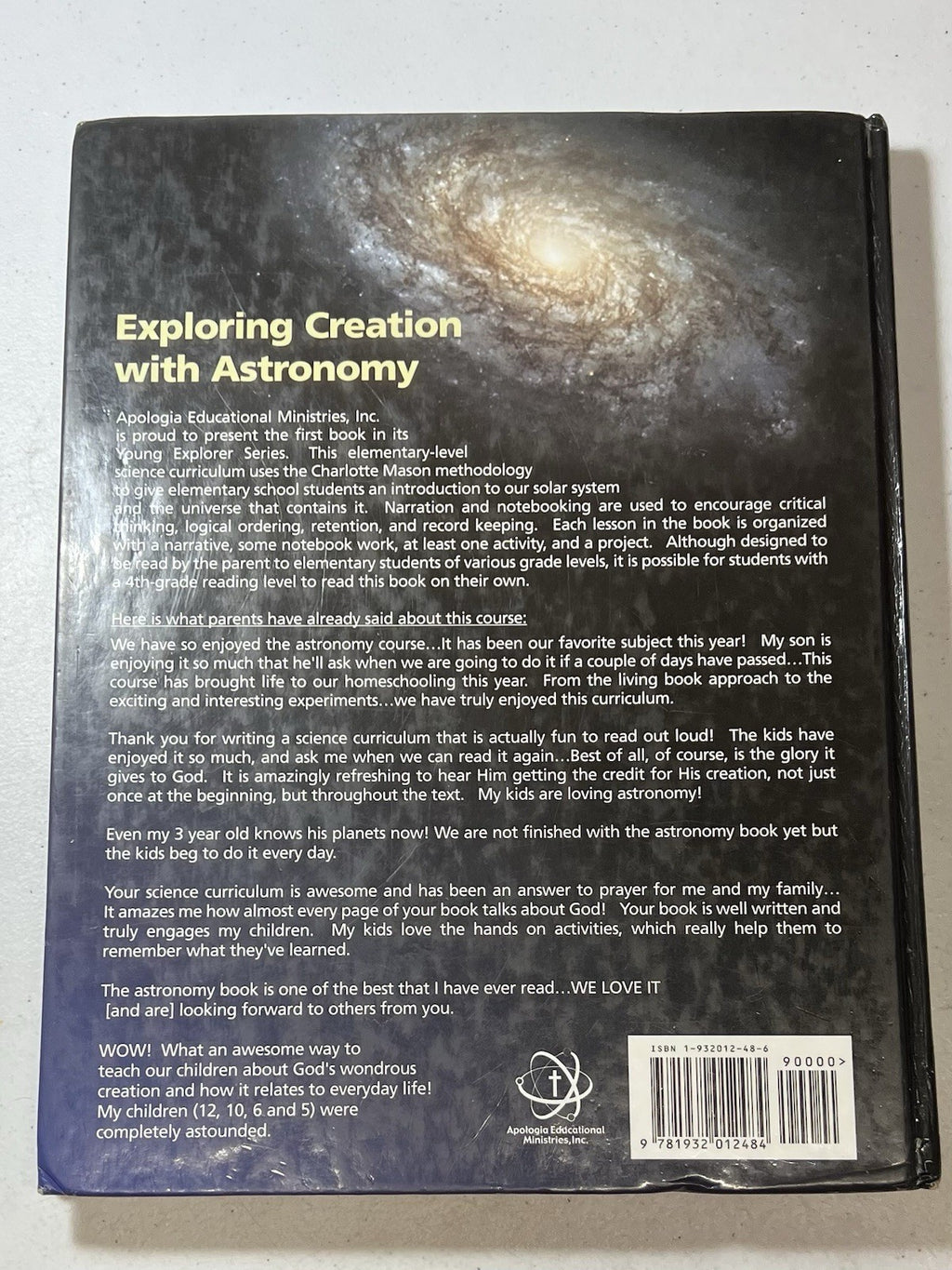 Exploring Creation with Astronomy Apologia young explorer homeschool science3