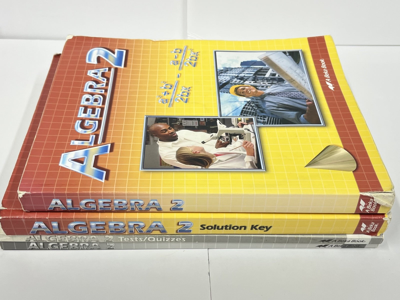Abeka Algebra 2 complete set Textbook Tests Quizzes Solution Key3