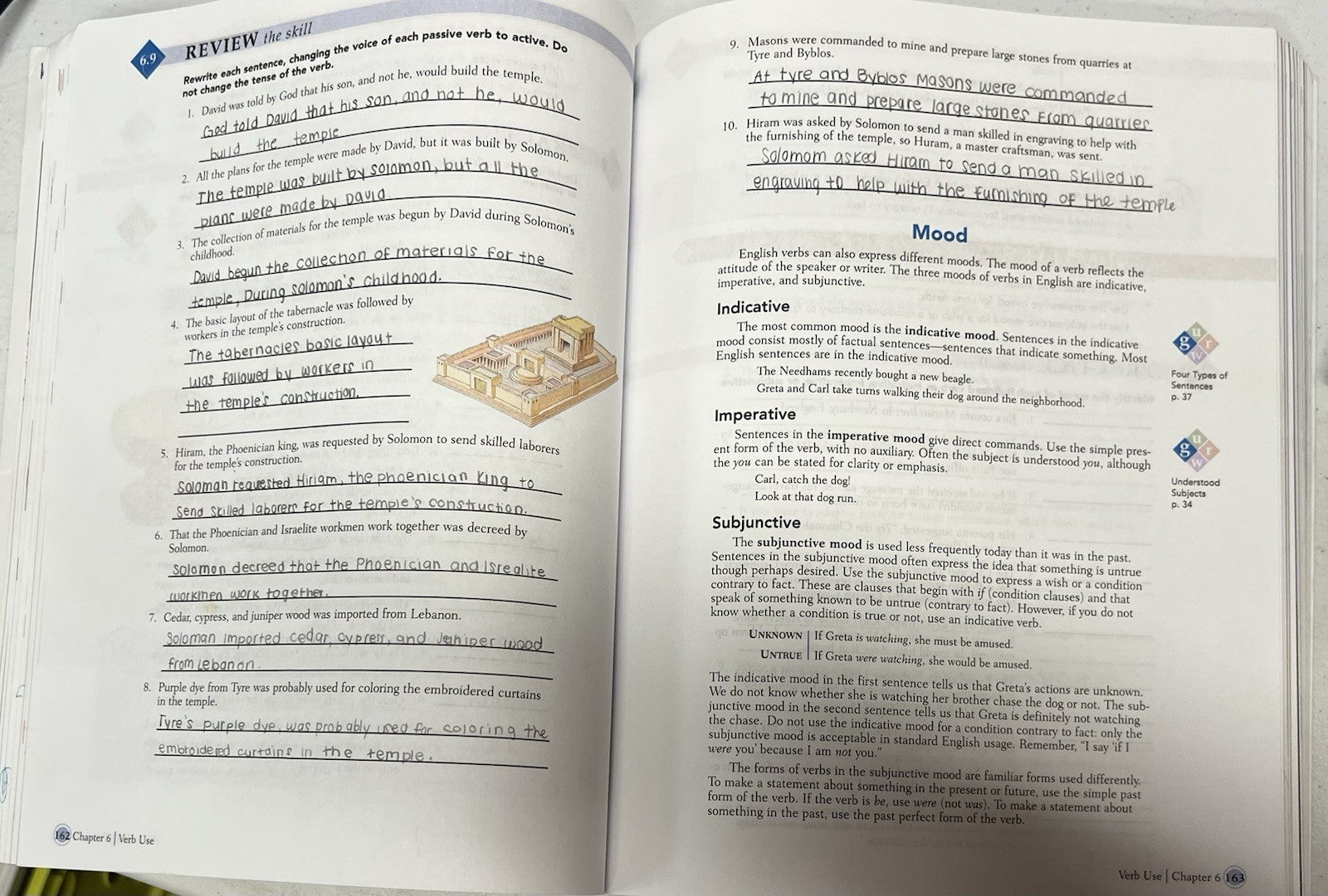 BJU Writing and Grammar 10 fourth edition READ description Back Cover torn4