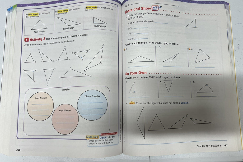 Go Math! Grade 4 Work-text AND Practice Book - 4th grade homeschool - HMH5