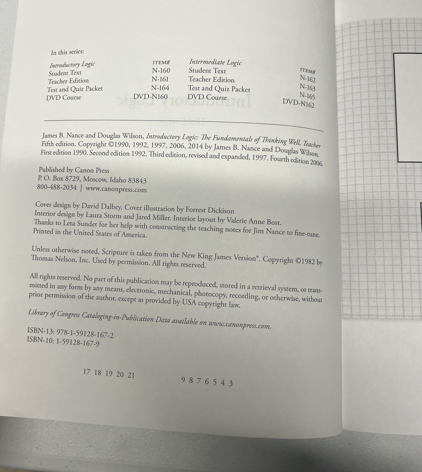 Introductory Logic Teacher Edition fifth ed2