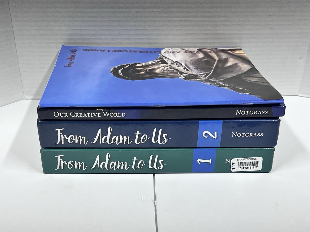 Notgrass From Adam to Us SET Part 1 and 2 Our Creative World Answer Key Guide2