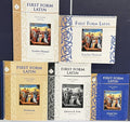 First Form Latin Memoria Press set student text workbook teacher manual key0