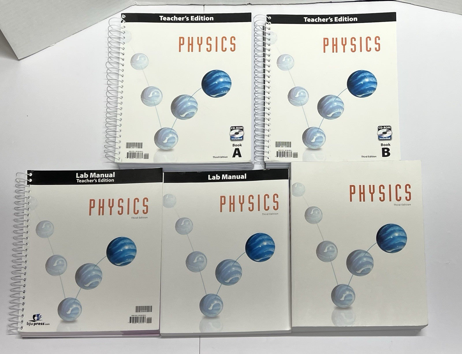 BJU Press Physics 3rd Edition Complete Subject Kit with CD homeschool science1