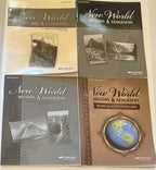 Abeka New World History set of 4 keys fourth ed. 6th grade Quiz Test Answer Key0
