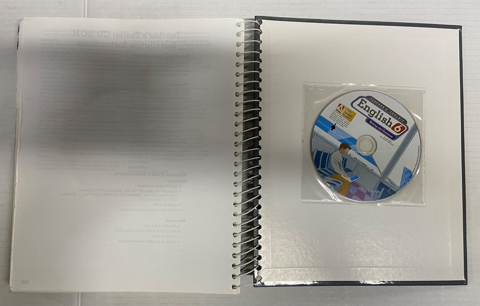 BJU English 6 Textbook and Teacher edition with CD second ed. *Read description!1
