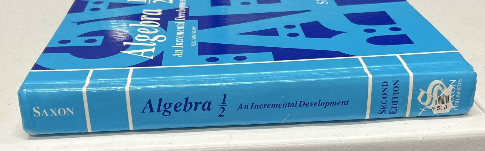 Saxon Algebra 1/2 second 2nd edition textbook math Clean Pages homeschool2