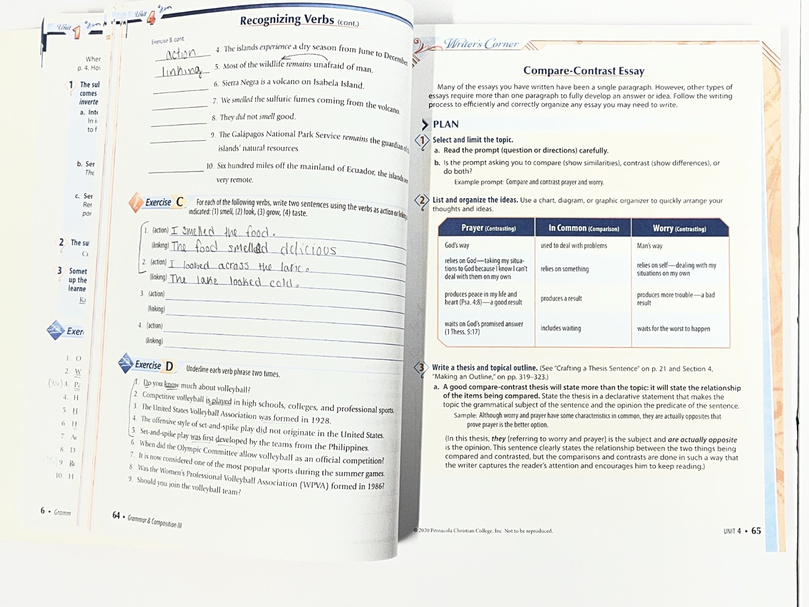 Abeka Grammar III 3 set teacher edition tests key text 6th edition4