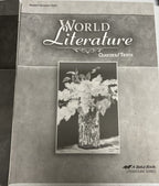 Abeka World Literature SET 4th ed Textbook, Teacher Edition, Key, Quizzes Tests6