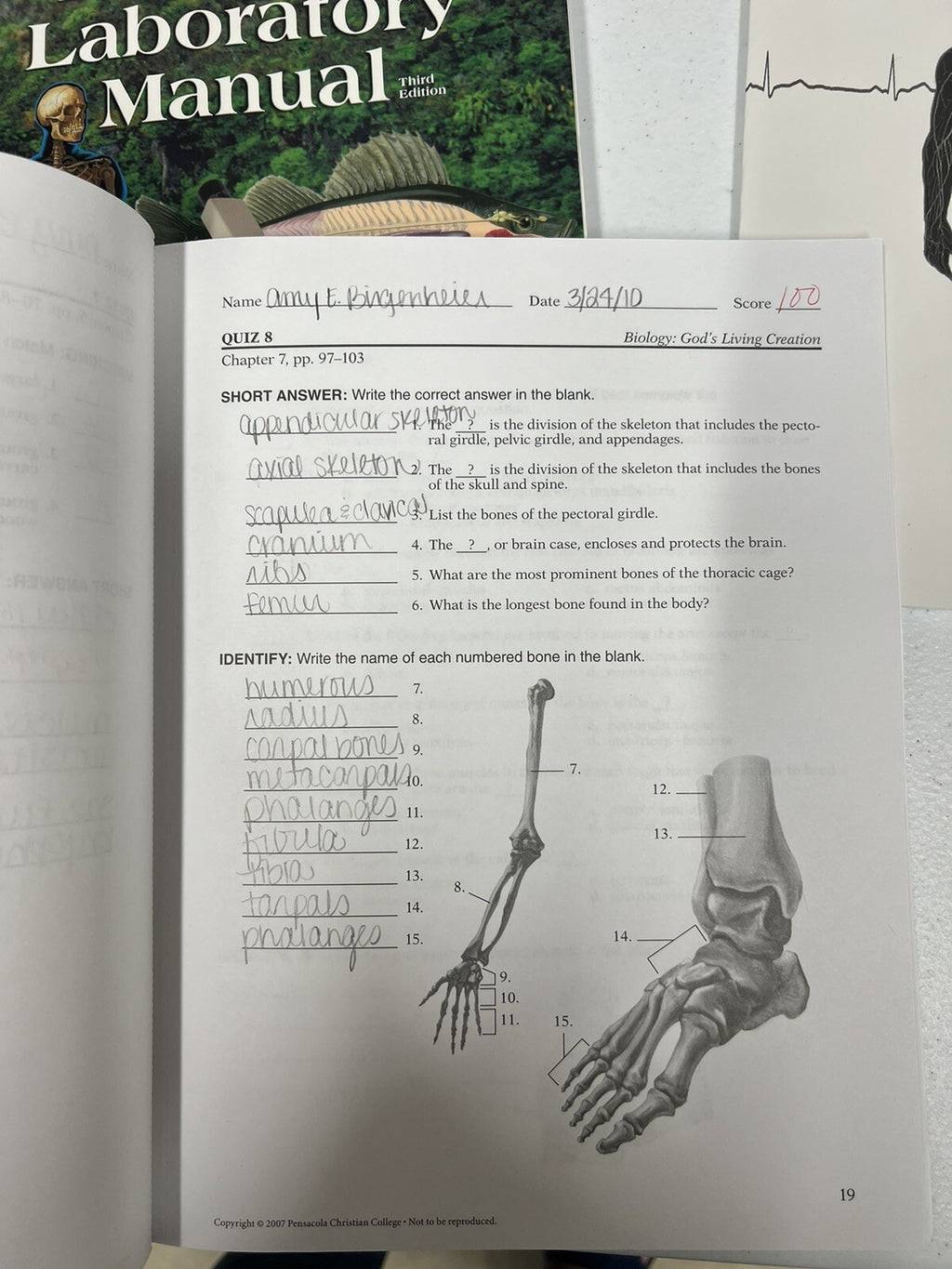 Abeka Biology set Third Edition 10th grade Homeschool10