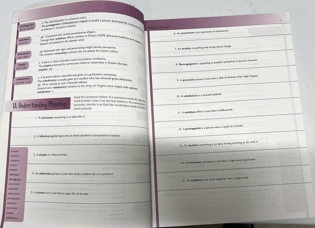 Wordly Wise Book 12 Wordly Wise 3000 second edition 12th grade vocabulary3