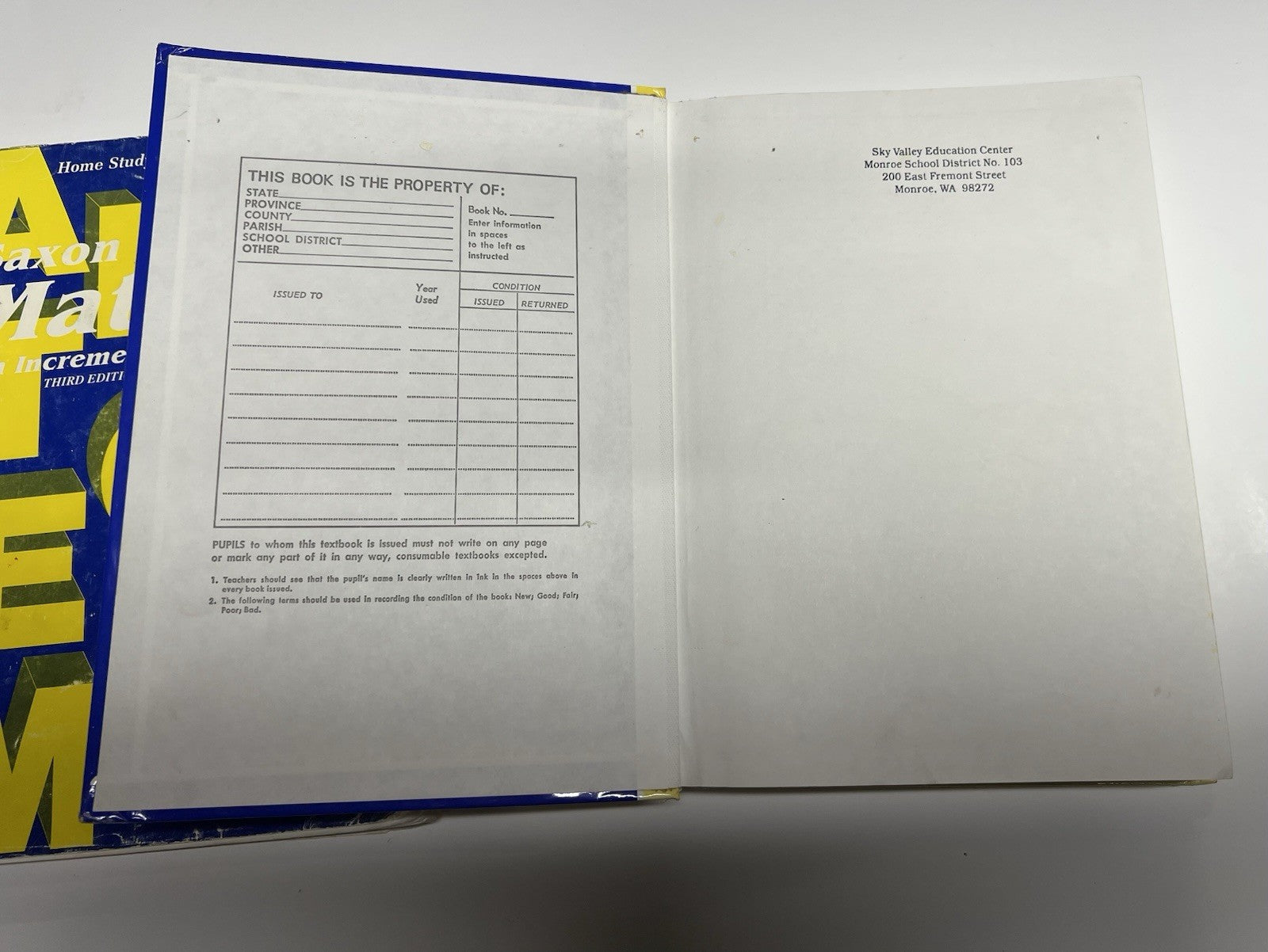 Saxon Math 76 third edition SET Textbook Tests Home Study packet homeschool3