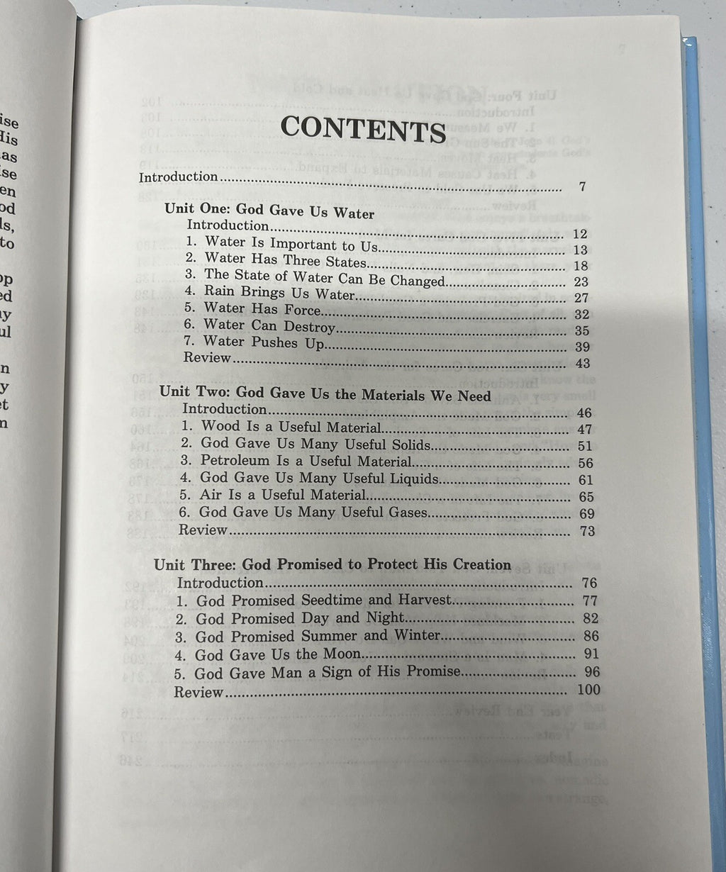 Rod & Staff  God's Protected World  Science 3 Teacher's Manual  Homeschool3