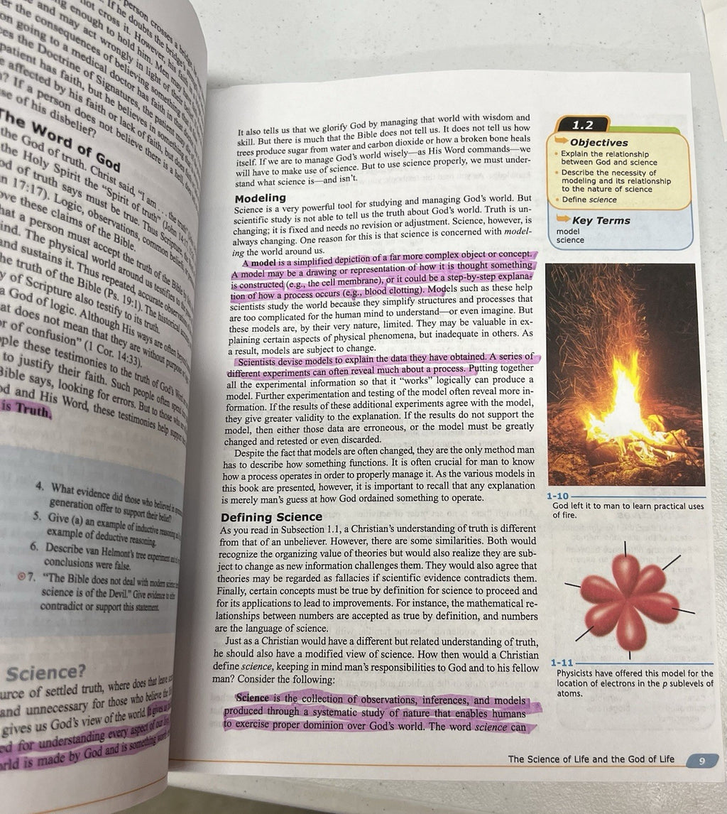 BJU Biology 4th Edition textbook Homeschool science3