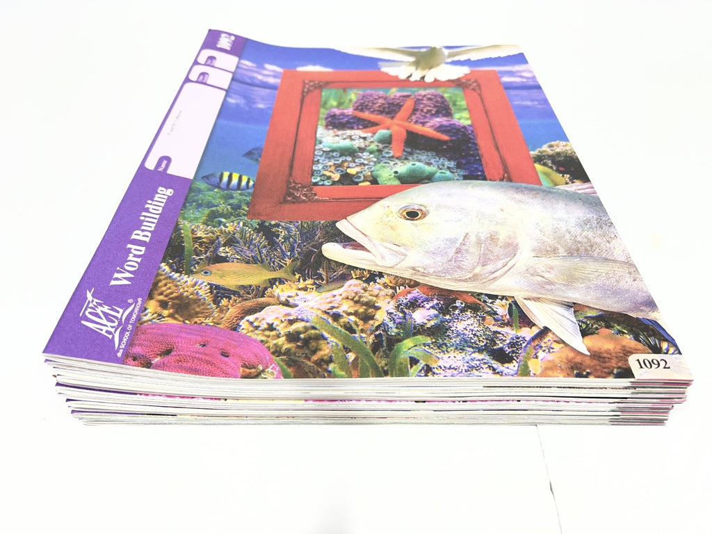 Word Building Ace PACEs 1086-1096 4th Ed New Free Ship school of tomorrow2