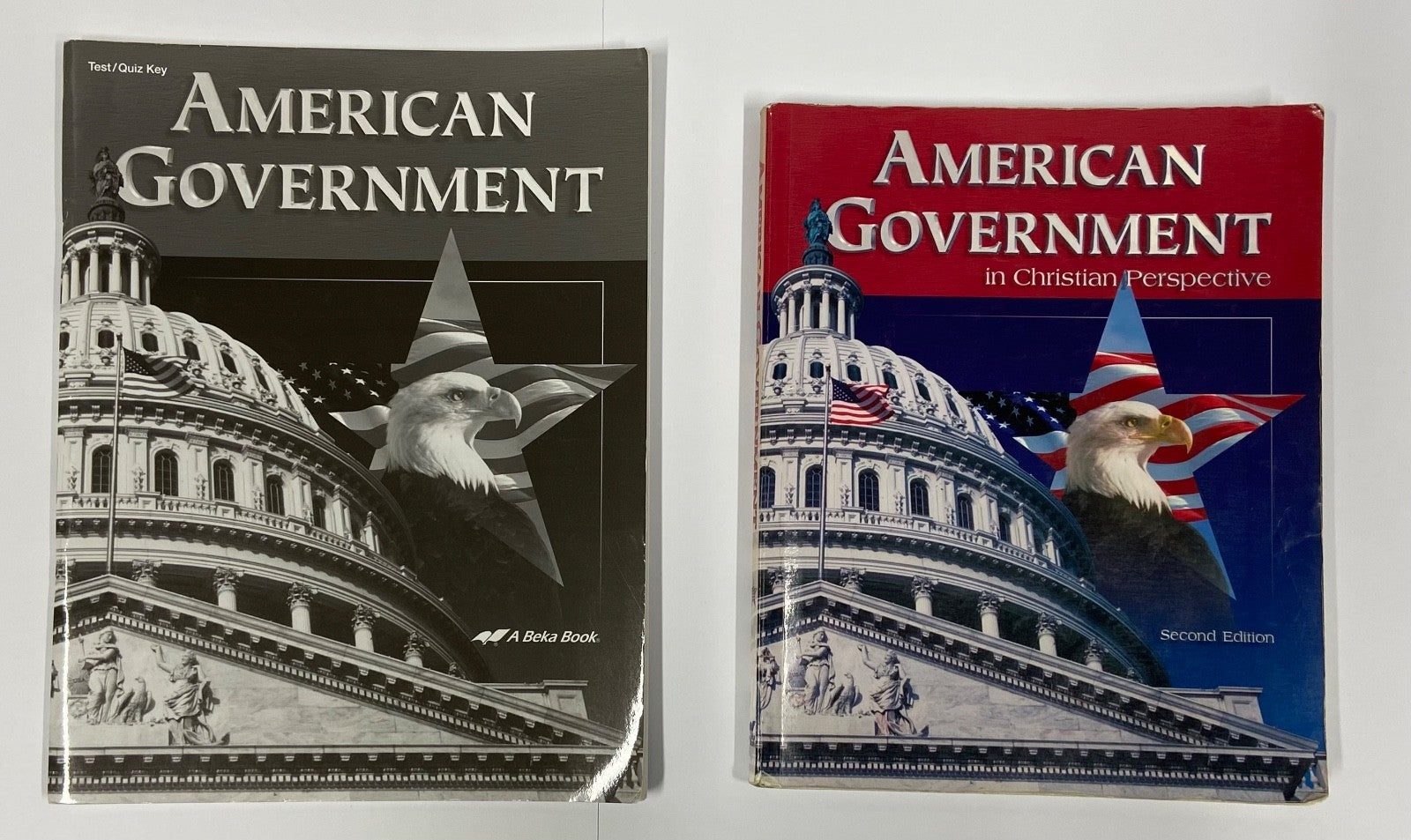 Abeka American Government second edition 2nd textbook and Test Quiz Key0