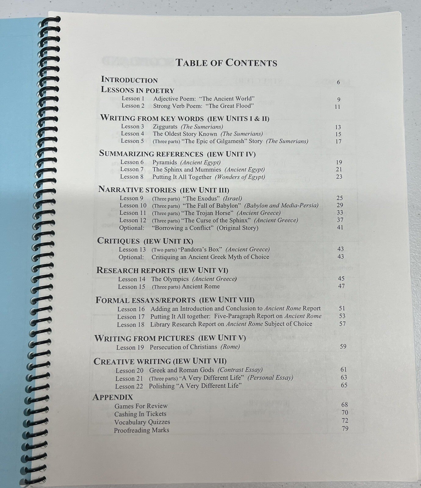 IEW Ancient History-Based Writing Lessons TEACHER manual  Verstegen2
