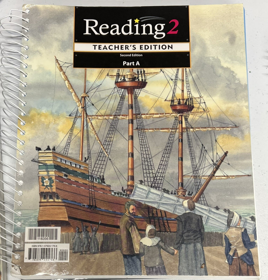 BJU Reading 2 SET 2nd edition Teacher Edition 2A 2B Readers Worktext Key 2nd gr5