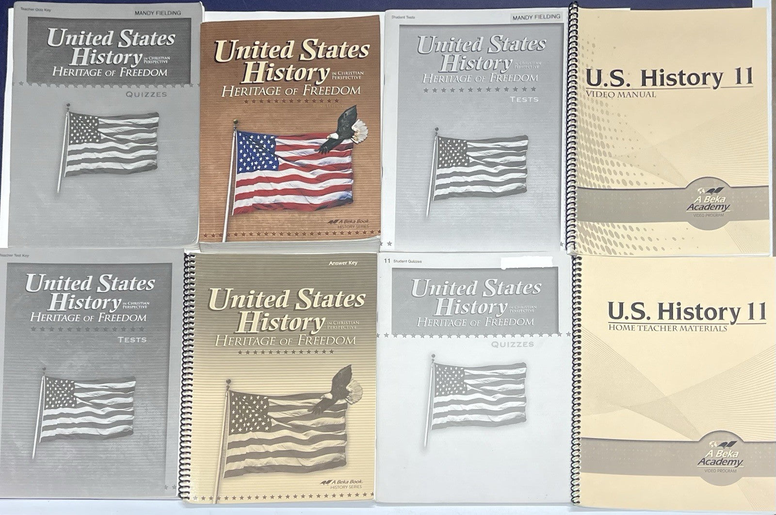 Abeka United States History third edition set kit homeschool 11th grade complete0