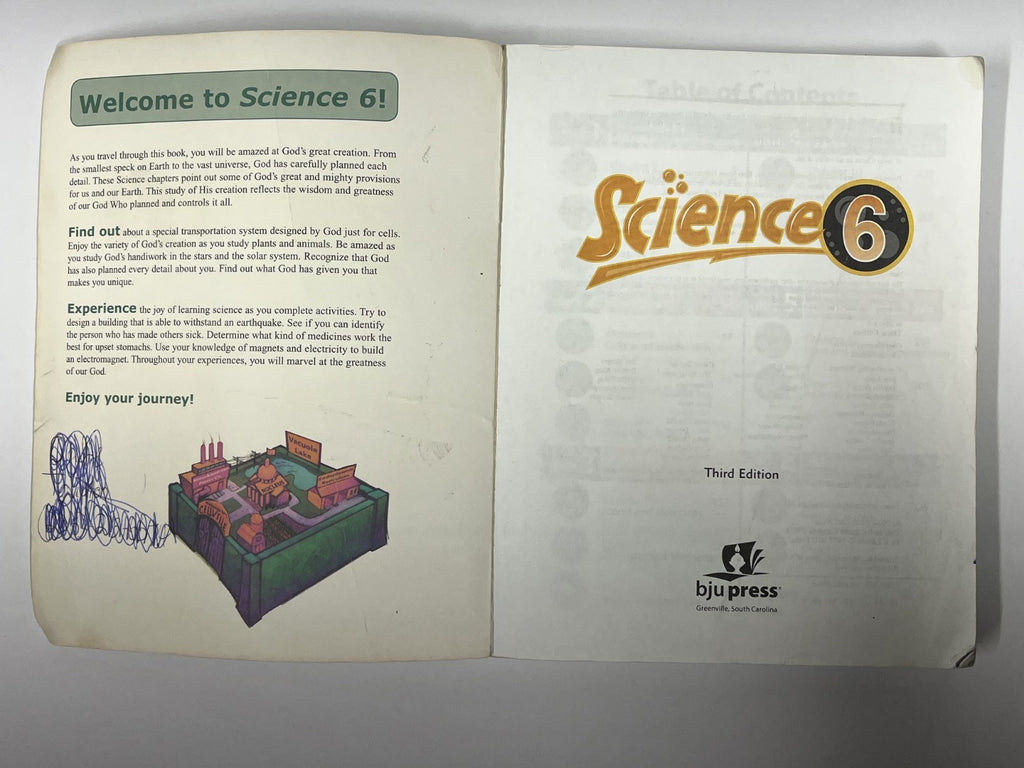 BJU Science 6 3rd edition textbook2
