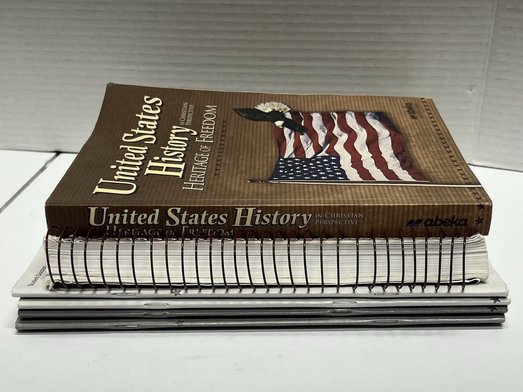 Abeka United States History complete set kit 3rd edition text teacher key test3