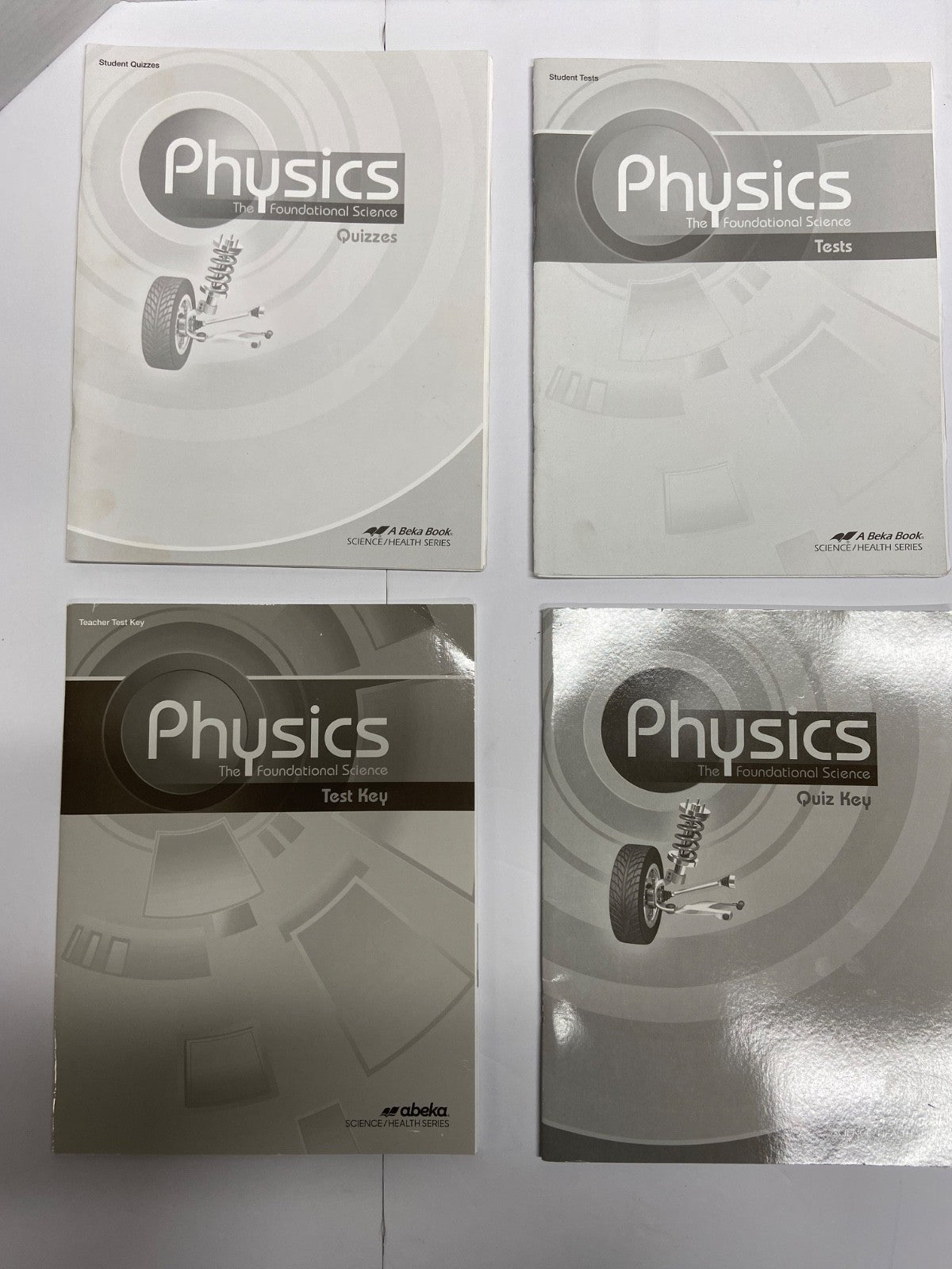 Abeka Physics Complete kit set Solution Key Lab Manual Quiz Test Textbook 2nd ed2