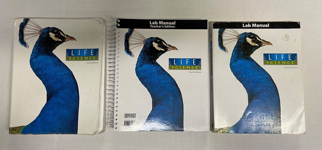 BJU Life Science 4th Edition Set Textbook Lab Manual and Lab Manual Teacher Ed.0