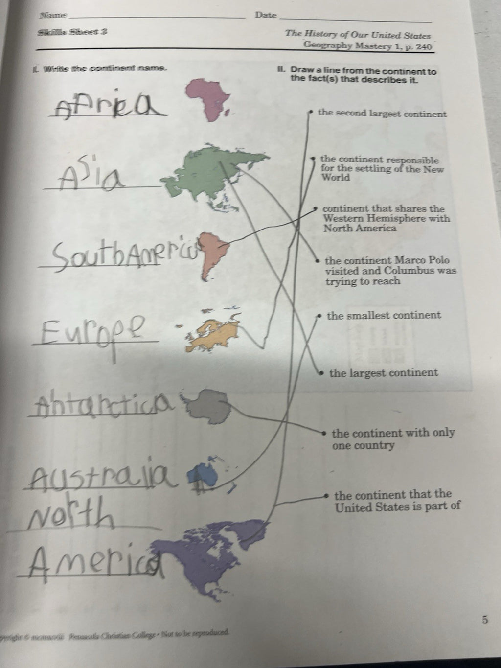 Abeka History of our United States COMPLETE 4th ed set w lesson plans READ3