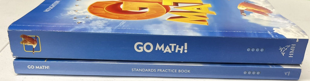 Go Math! Grade 4 Work-text AND Practice Book - 4th grade homeschool - HMH1