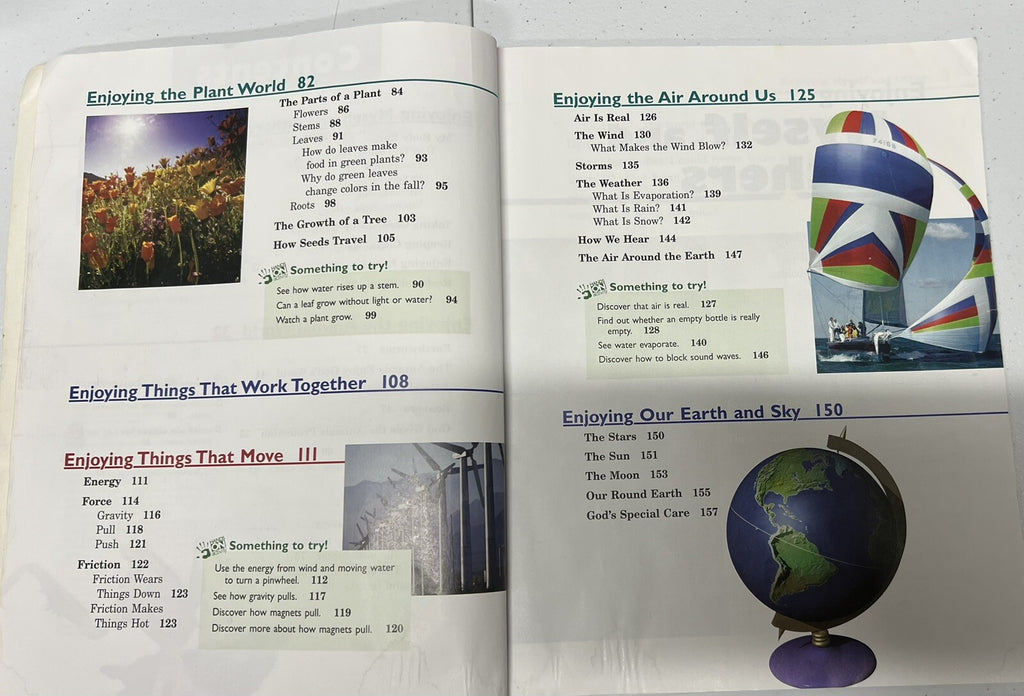 Abeka Enjoying God's World 4th edition Science Reader 2nd grade homeschool3