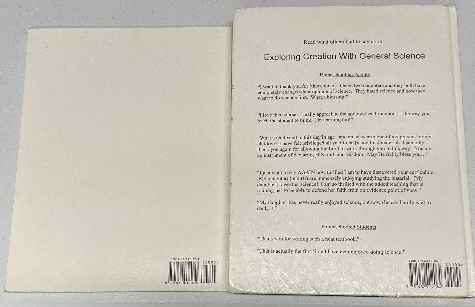 Exploring Creation with General Science set Textbook Solutions Tests Apologia1