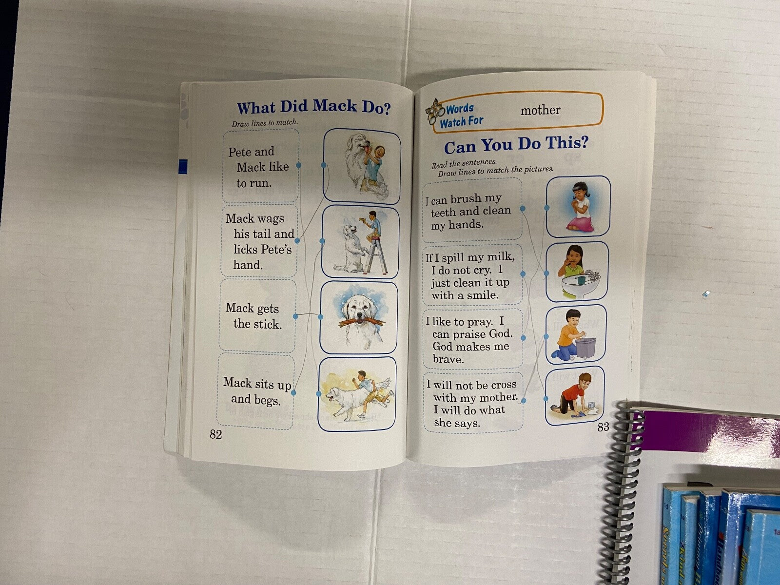 Abeka Reading 1 set 1st grade readers and answer key *Missing one reader*4