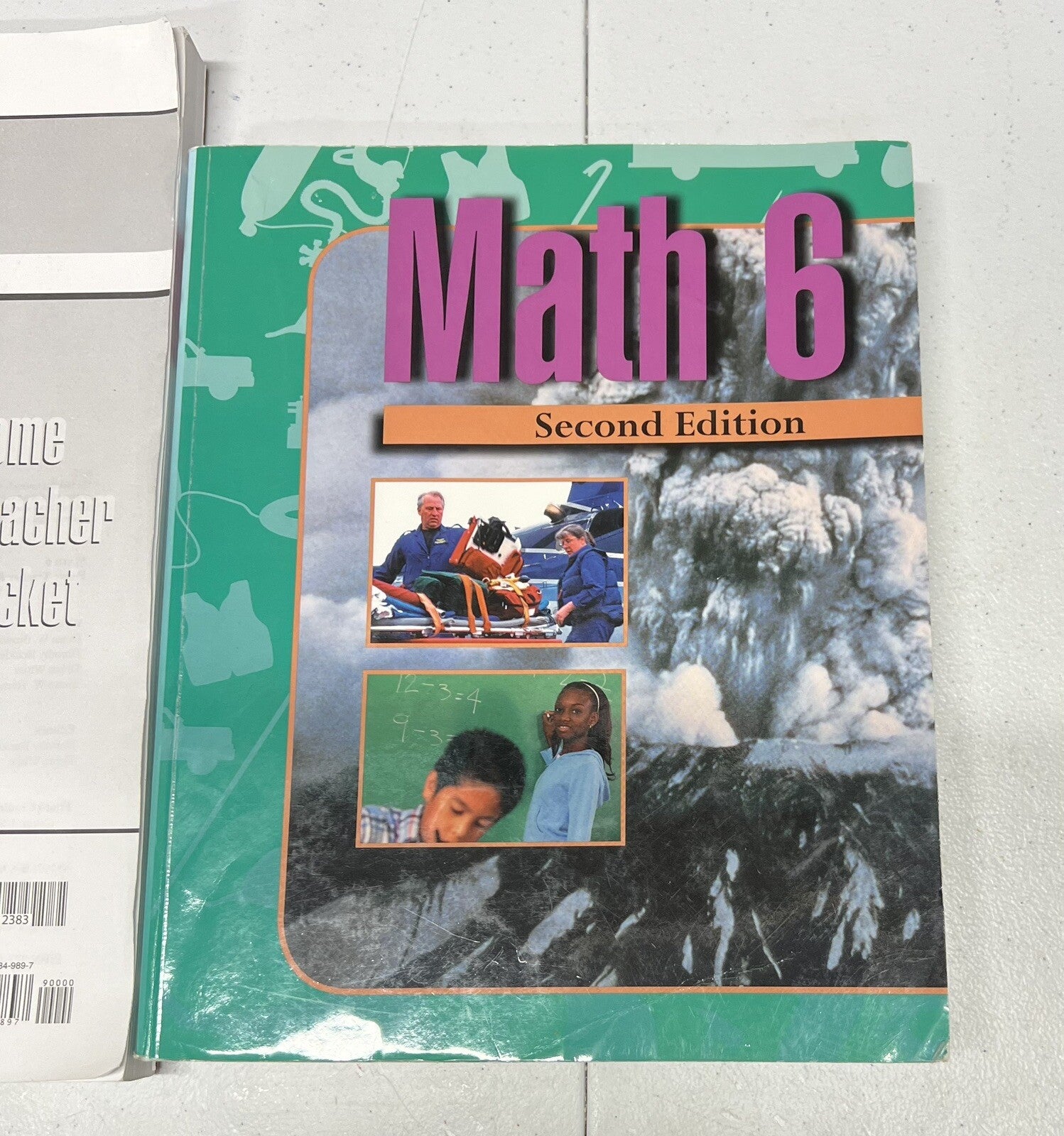 BJU Math 6 6th set second ed textbook home teacher packet student materials2