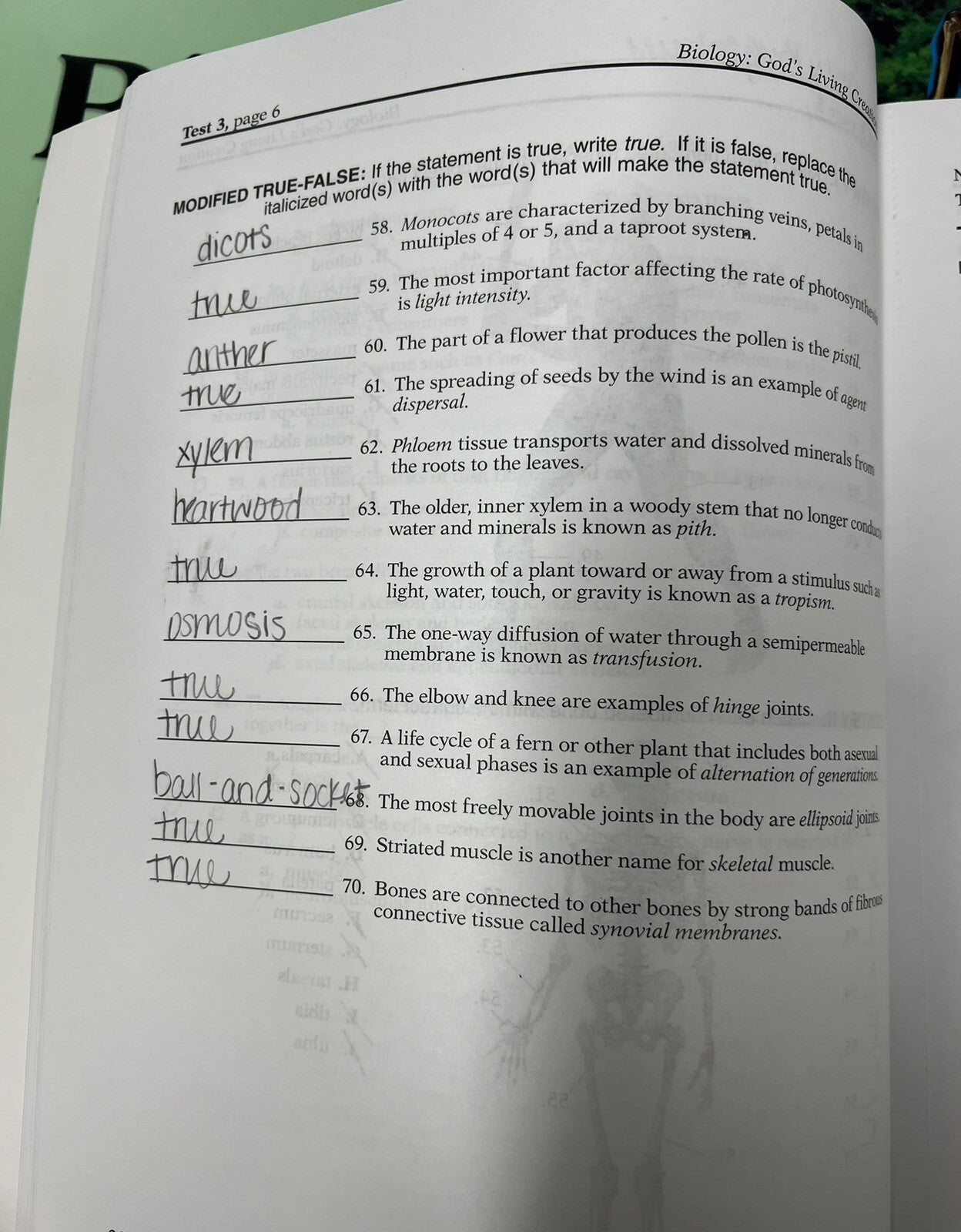 Abeka Biology set Third Edition 10th grade Homeschool11