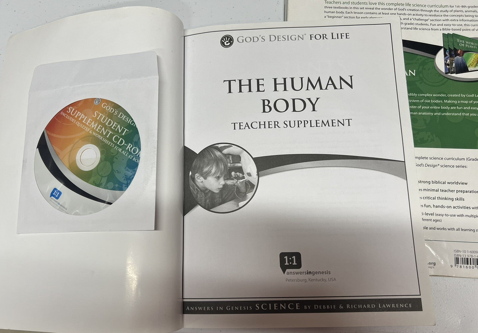 God's Design for Life The Human Body SET Answers In Genesis Student, Teacher, CD3