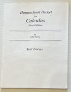 Saxon Calculus SET 1st ed textbook solutions manual answer key homeschool tests5