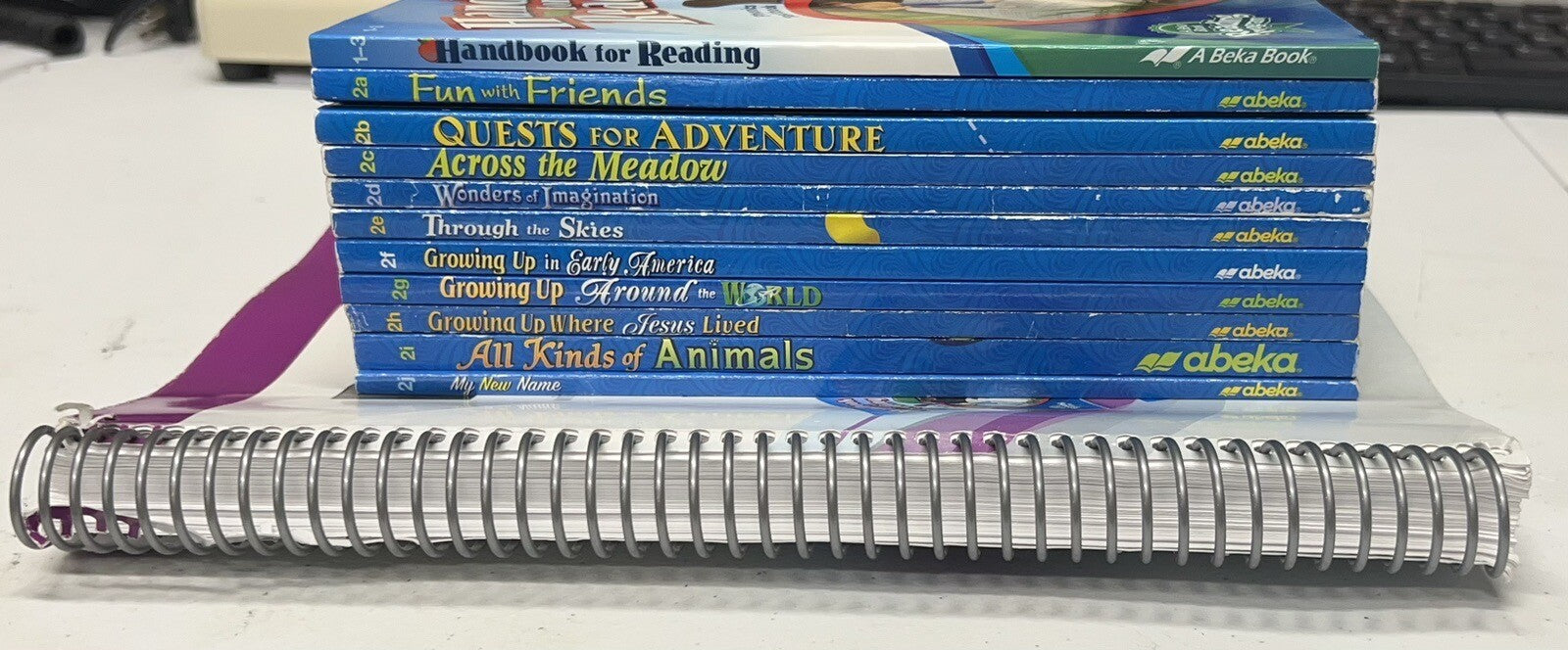 Abeka Reading 2 complete set readers 2nd grade and parent teacher answer key1