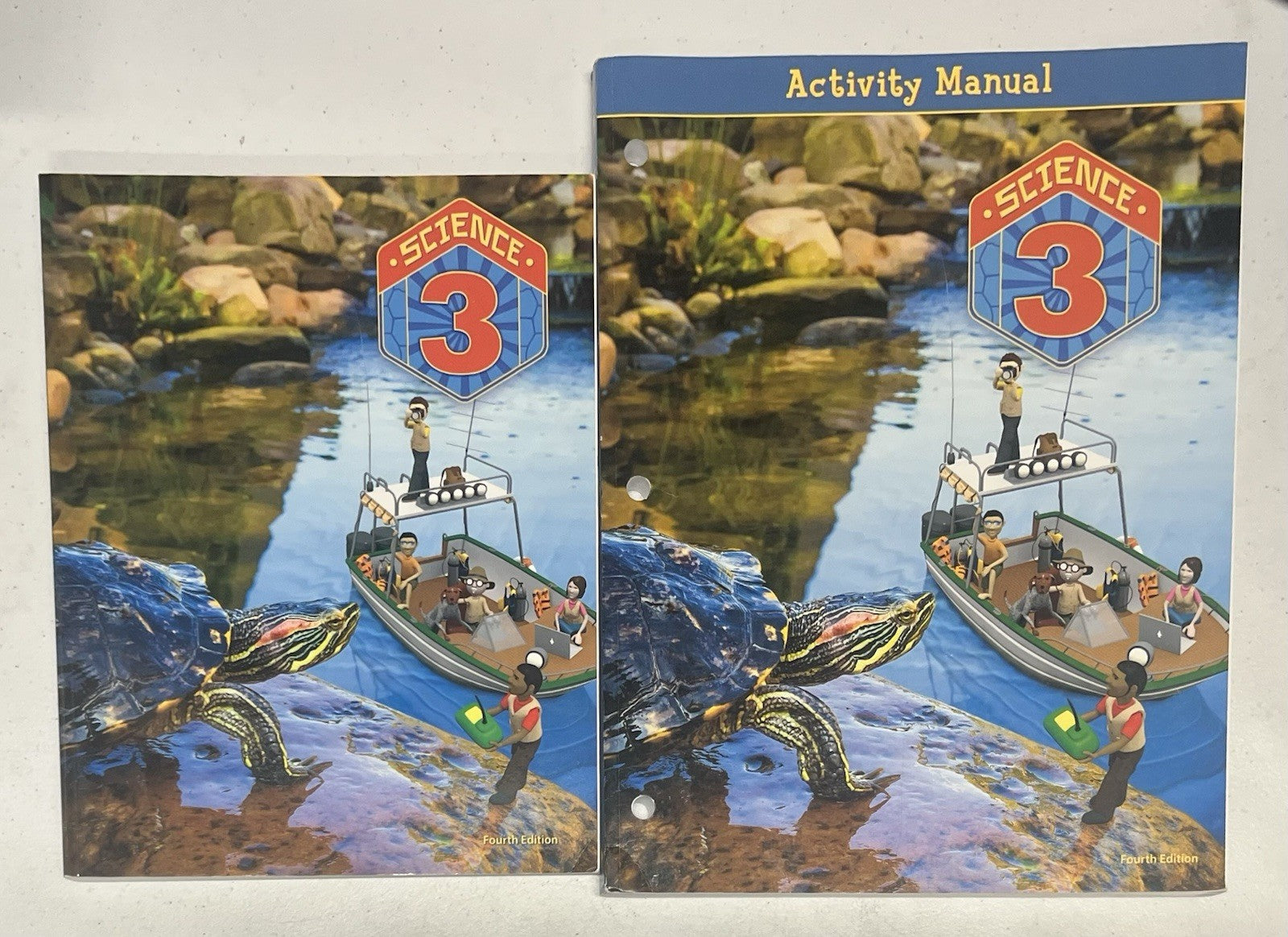 BJU Science 3 activity manual and textbook *some pencil writing* fourth edition0