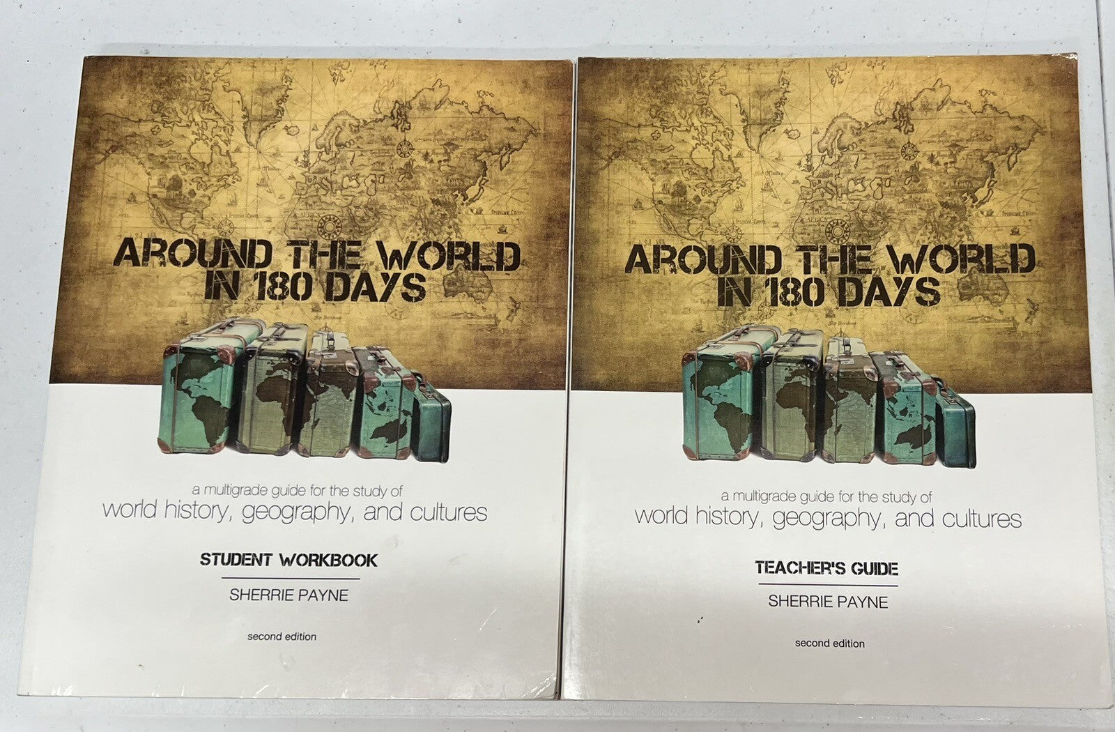 Apologia Around The Word In 180 Days Student Workbook & Teacher Guide READ!0