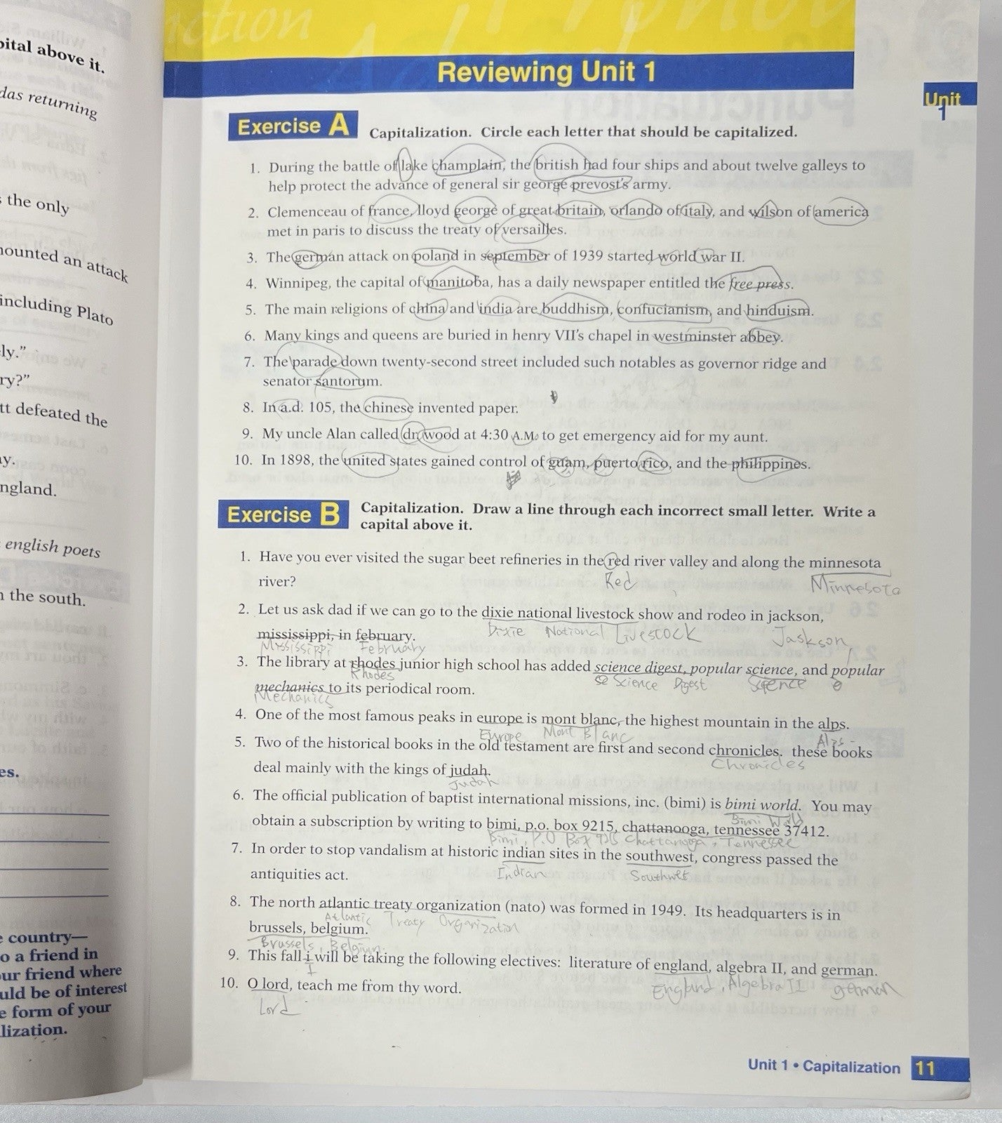 Abeka English 9 SET Grammar III Themes in Literature Vocabulary 3  (old edition)2