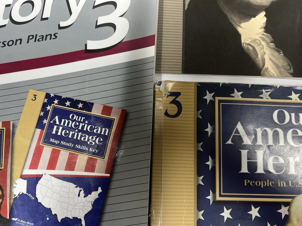 Abeka Our American Heritage complete set 4th Ed. 3rd Grade History homeschool1