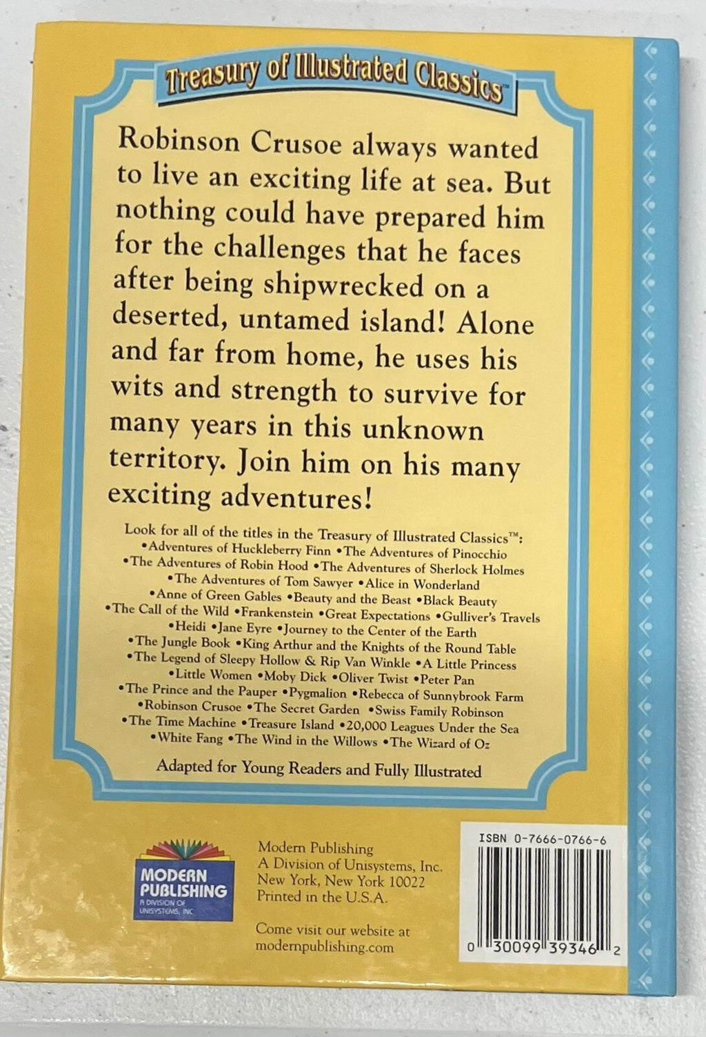 Robinson Crusoe  Treasury of Illustrated Classics adapted for young readers2