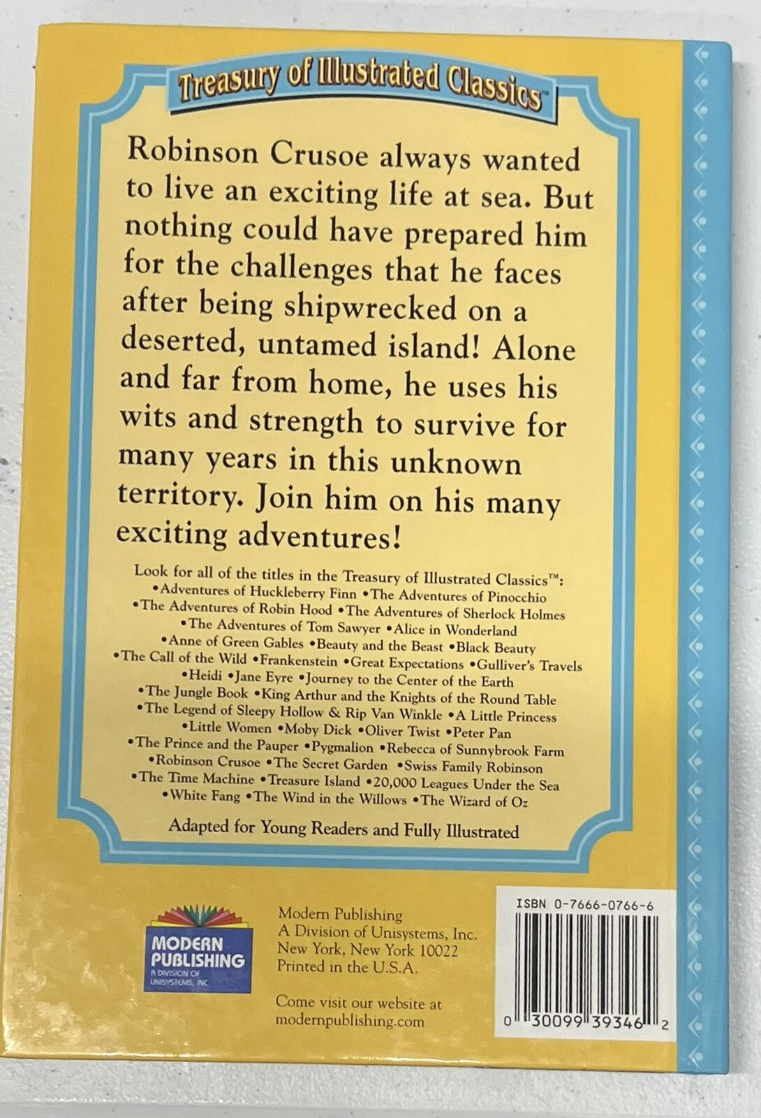Robinson Crusoe  Treasury of Illustrated Classics adapted for young readers2