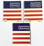 BJU American Literature 3rd edition Textbook and Teacher's Edition A & B w/ CD0