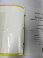 Saxon Math 76 third edition SET Textbook Test forms  Homeschool Packet1