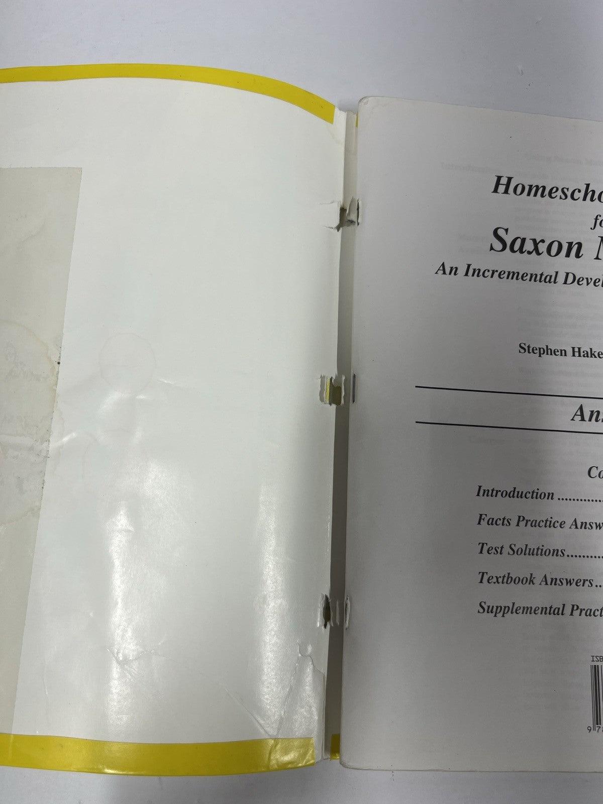 Saxon Math 76 third edition SET Textbook Test forms  Homeschool Packet1