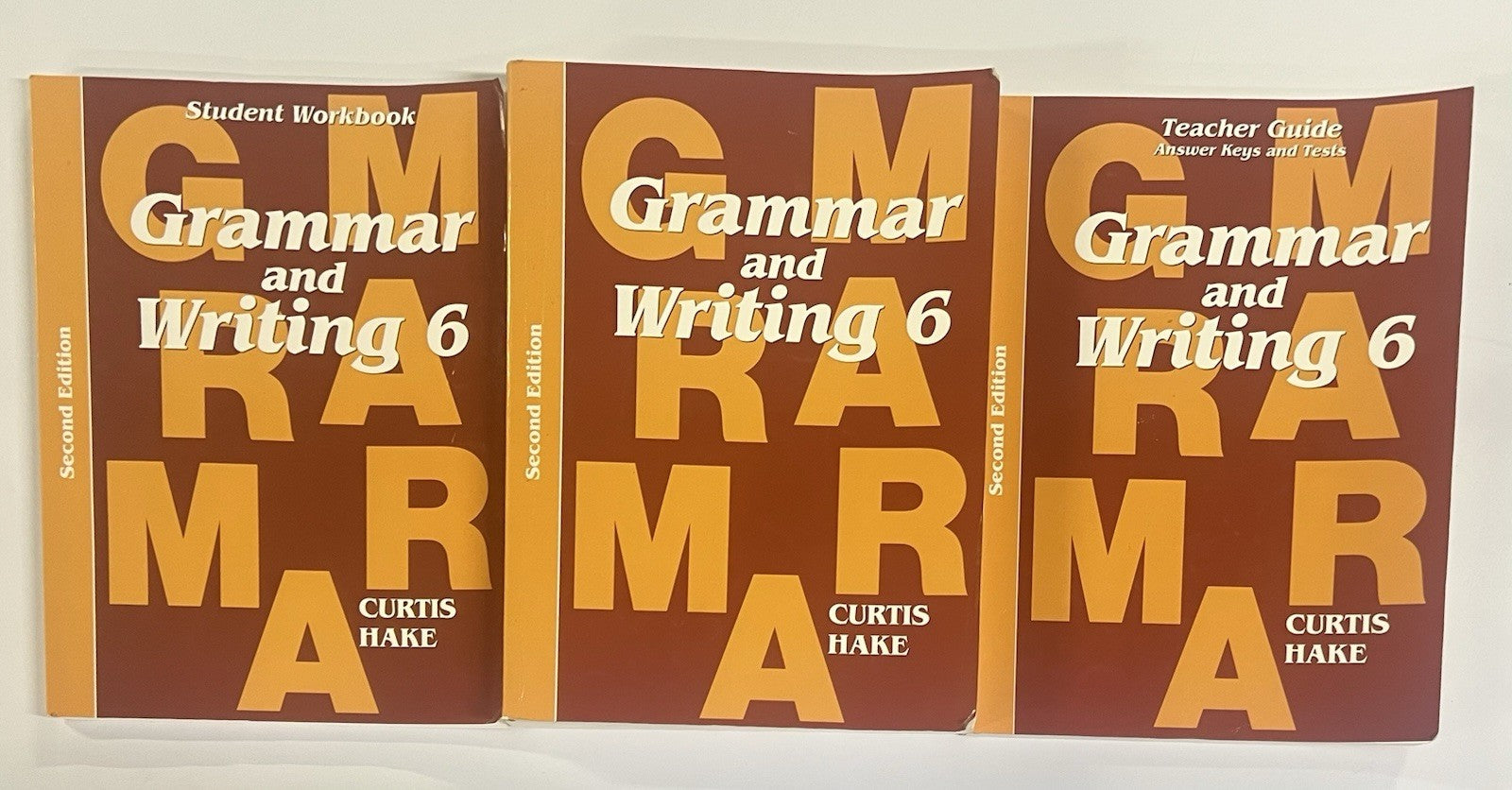 Saxon Grammar and Writing 6 bundle kit set Textbook Workbook Teacher Guide0
