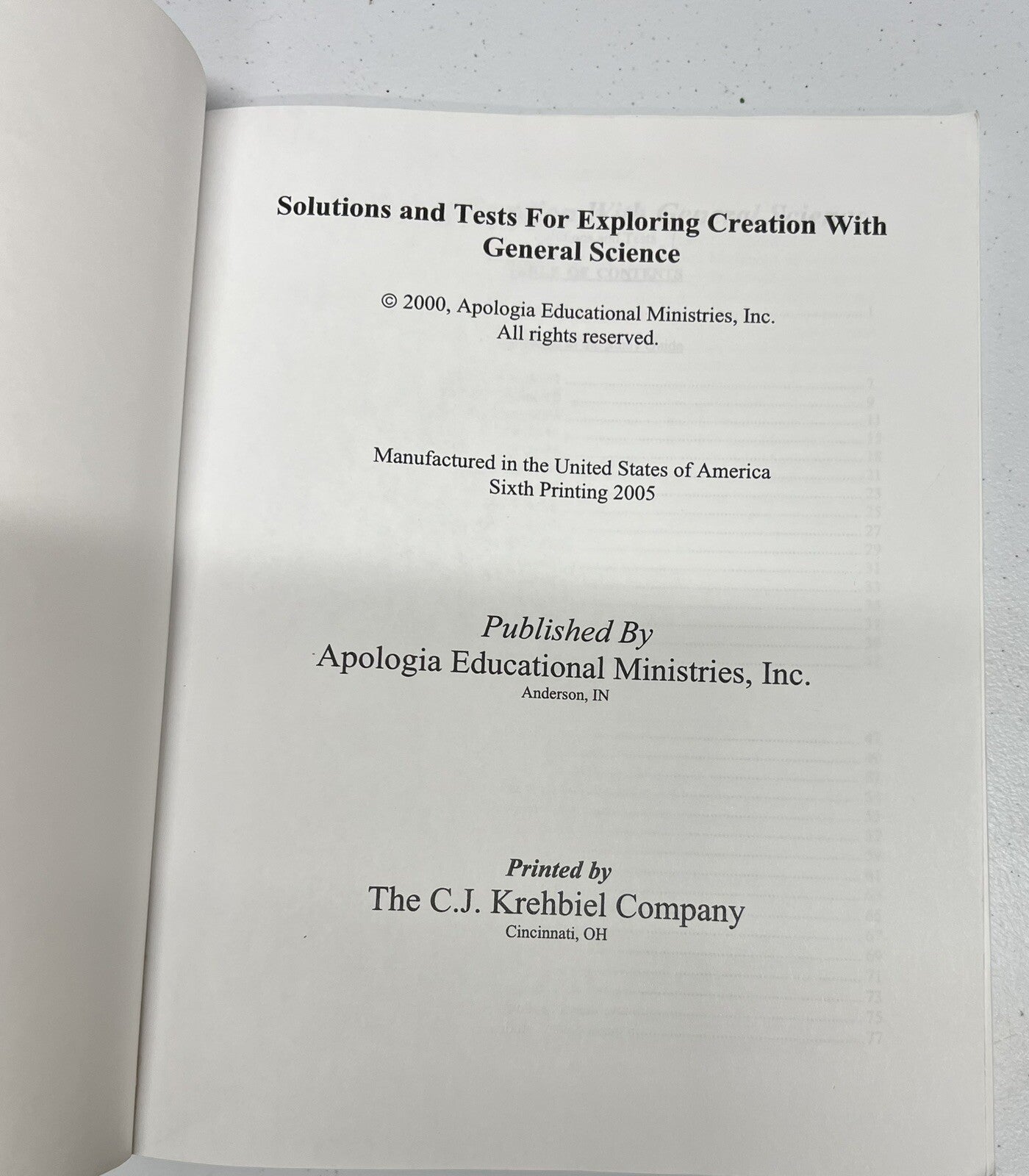 Exploring Creation with General Science set Textbook Solutions Tests Apologia2